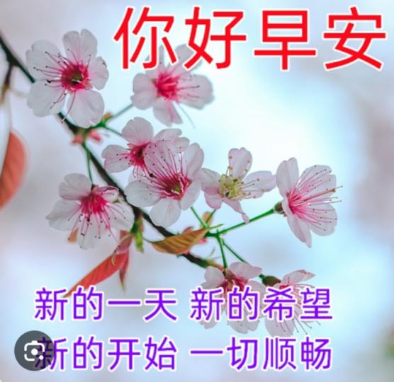 新的一天,
   美好順暢！...