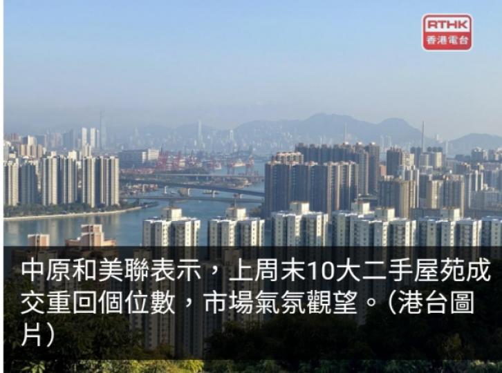 地產代理：上周末二手成交減少　等待聯儲局議息結果...