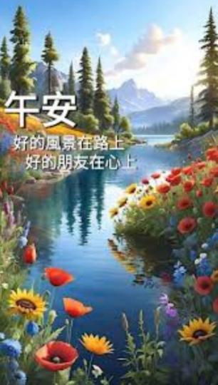 朋友
               午安！...