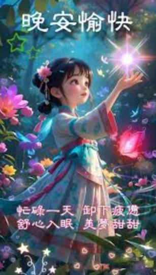 晚安
                       愉快！...