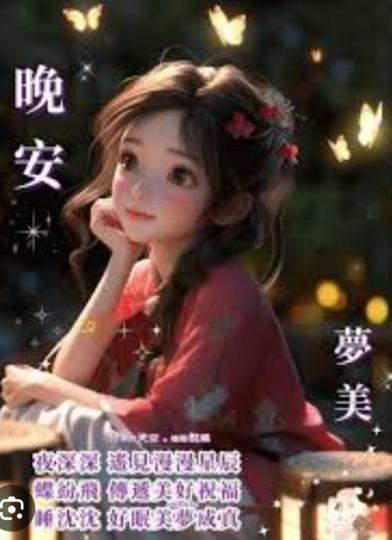 朋友們
                       晚安！...