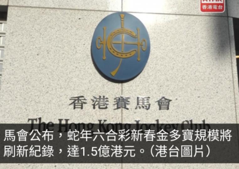 新春金多寶將刷新紀錄　一注獨中頭獎料可高達1.88億元...