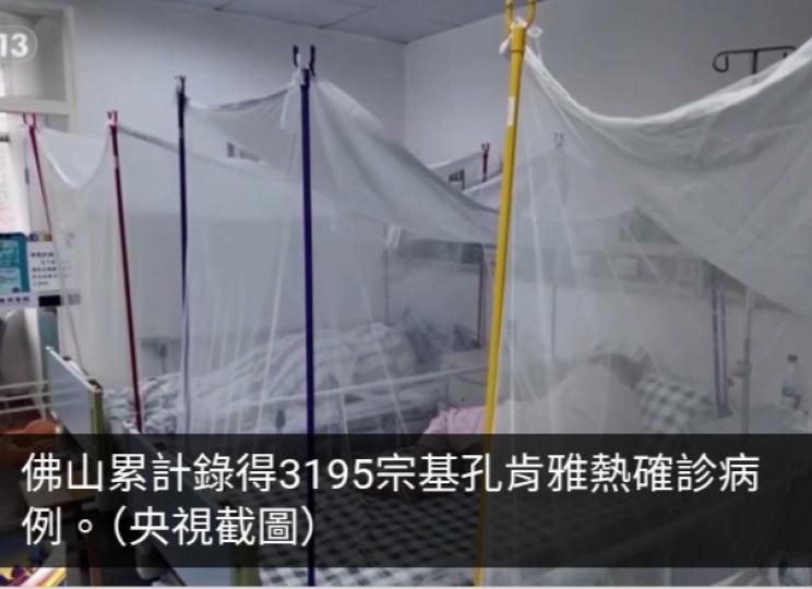 廣東佛山累計錄得逾3千宗基孔肯雅熱確診　疾控局稱形勢相當嚴峻...