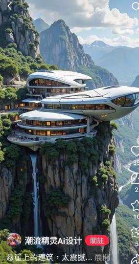 悬崖上的建築令人太震撼！...