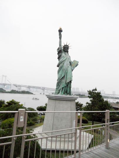日本拍攝，自由神像！...