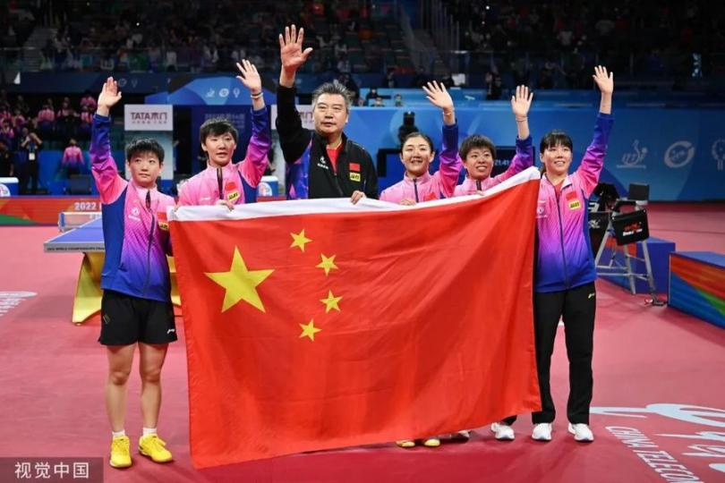 國乒女團3:0戰勝日本隊 成就世乒賽五連冠...