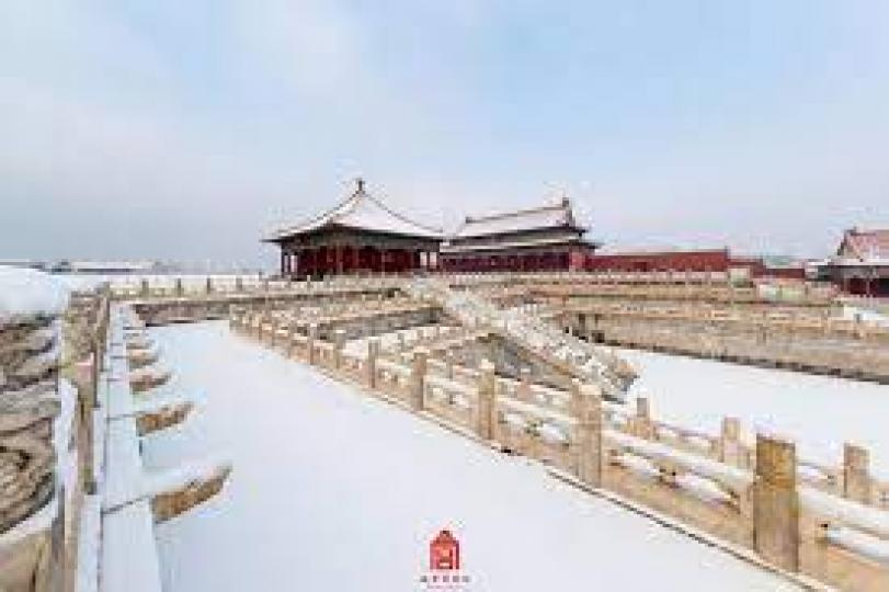 【冬天故宮雪景】王苗／攝...