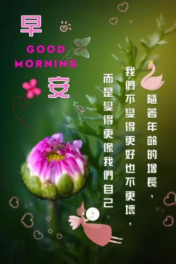 相信自己,
會變得更好！
祝福順如意！...