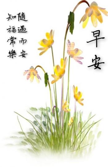 知福常樂
隨遇而安
朋友早！...