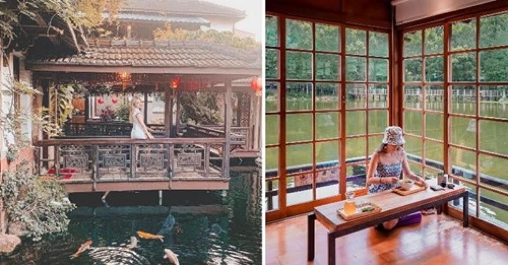 宛如一秒來到京都的庭園～
🎍拍起來超有日式風情...