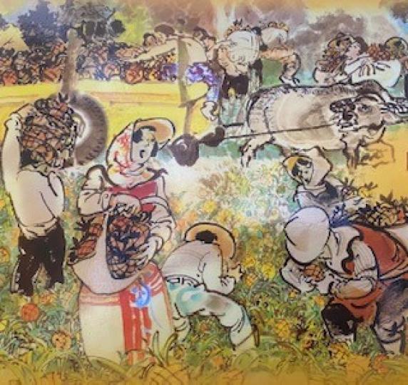收割鳳梨
這幅手繪畫充分表達農夫努力耕種和收割鳳梨的情況。...