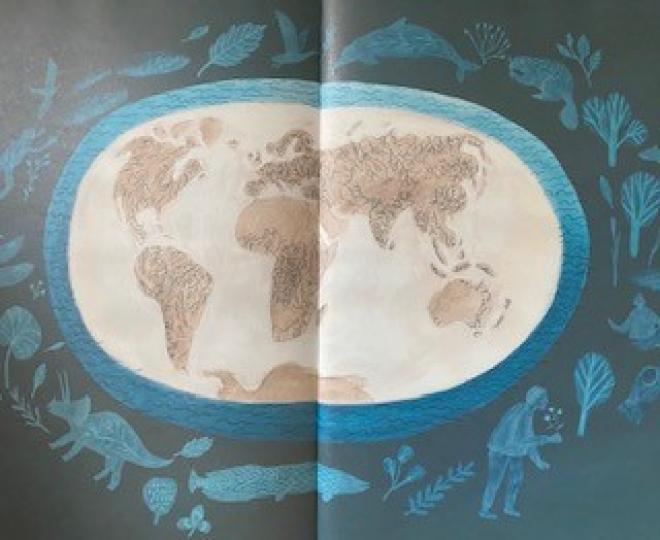 河流就是海洋
從這圖細看，所有河流的水流出大海就成了浩瀚的海洋。...