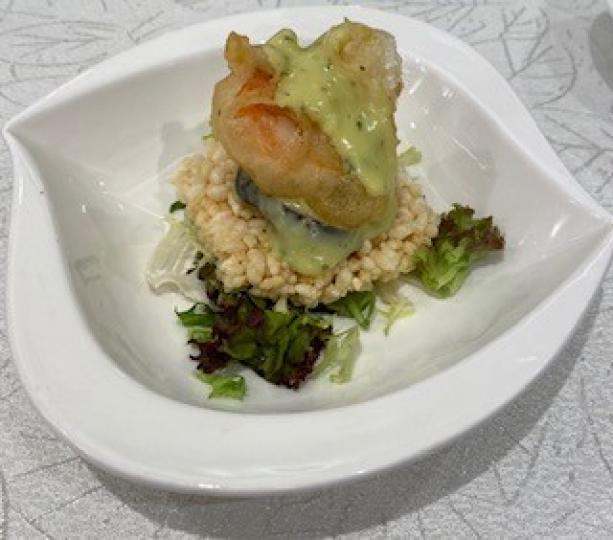 開胃前菜
芥末大蝦米通，香香脆脆，賣相靚，作為前菜，一定開胃。...