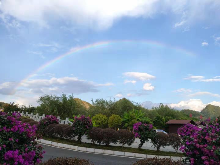雨後彩虹

下雨後，天空出現彩虹，雨過天清，一遍好景象。...