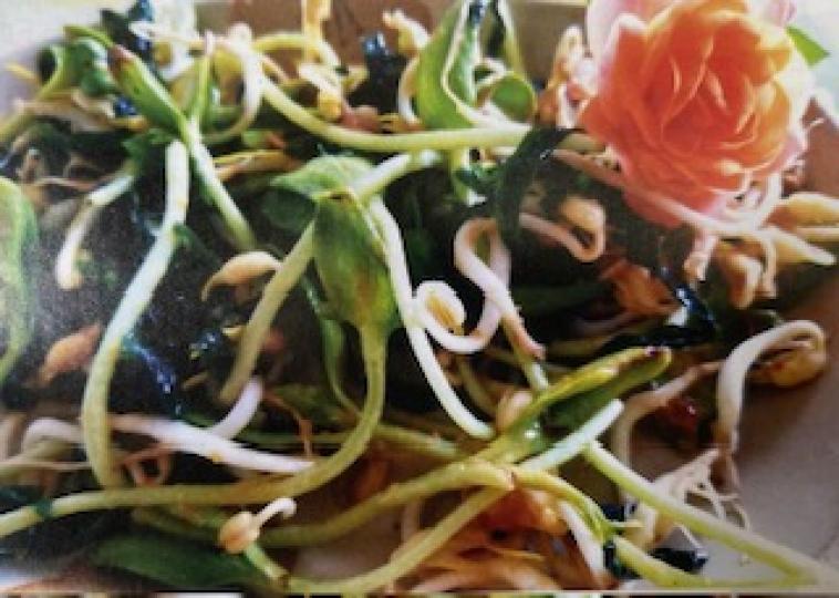 牙苗是酵素豐富的天然食材，可以加入各種菜式中，特別是沙律、Tong、粉麵等。清爽芽苗沙律吃出嚟負擔營養。...