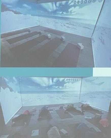 VR瑜伽
VR瑜伽是利用在VR寧靜舒適場景來教授一系列瑜伽姿勢來鍛鍊身體,提高柔轉韌性的運動、學習呼吸方法,以改善血液循環、肌肉及關節的勞損。... VR瑜伽
VR瑜伽是利用在VR寧靜舒適場景來教授一系列瑜伽姿勢來鍛鍊身體,提高柔轉韌性的運動、學習呼吸方法,以改善血液循環、肌肉及關節的勞損。...