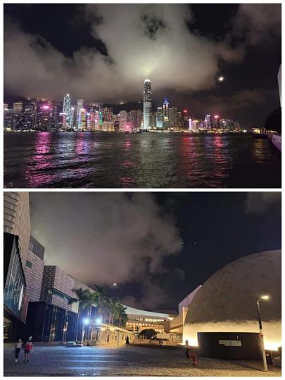 雨後的天空，雲霧繚繞於高樓之上，更突顯出東方之珠的閃爍光芒。...