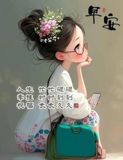 各位早晨祝福長長久久...