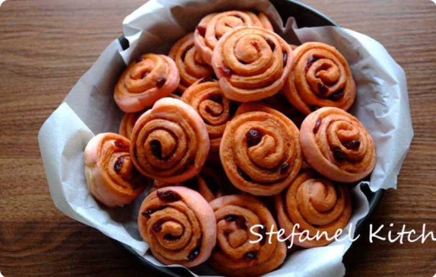 【綠在家中GIY】紅菜頭玉桂紅莓卷 【綠在家中GIY】紅菜頭玉桂紅莓卷