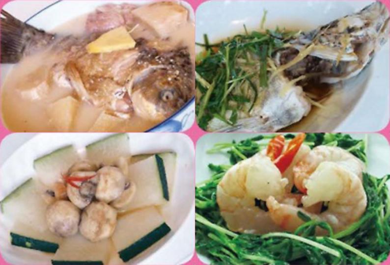 【今日買乜餸】粉葛生魚湯｜清蒸桂花魚｜雙菇扒冬瓜｜荳苗炒蝦仁