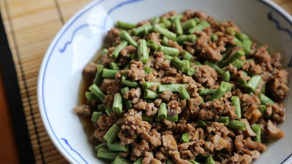肉碎炒豆角 肉碎炒豆角