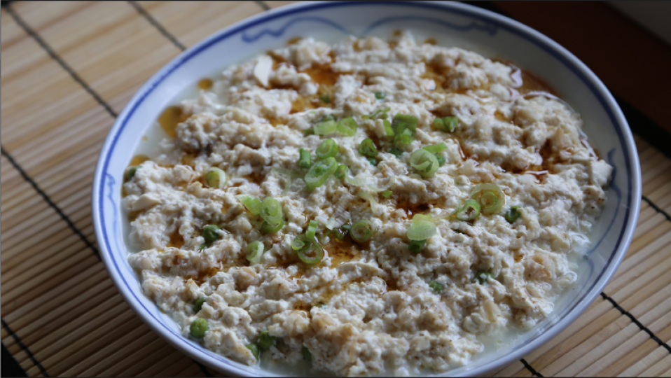 燕麥魚肉蒸豆腐 燕麥魚肉蒸豆腐