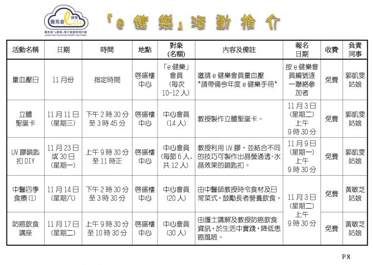  11月通訊