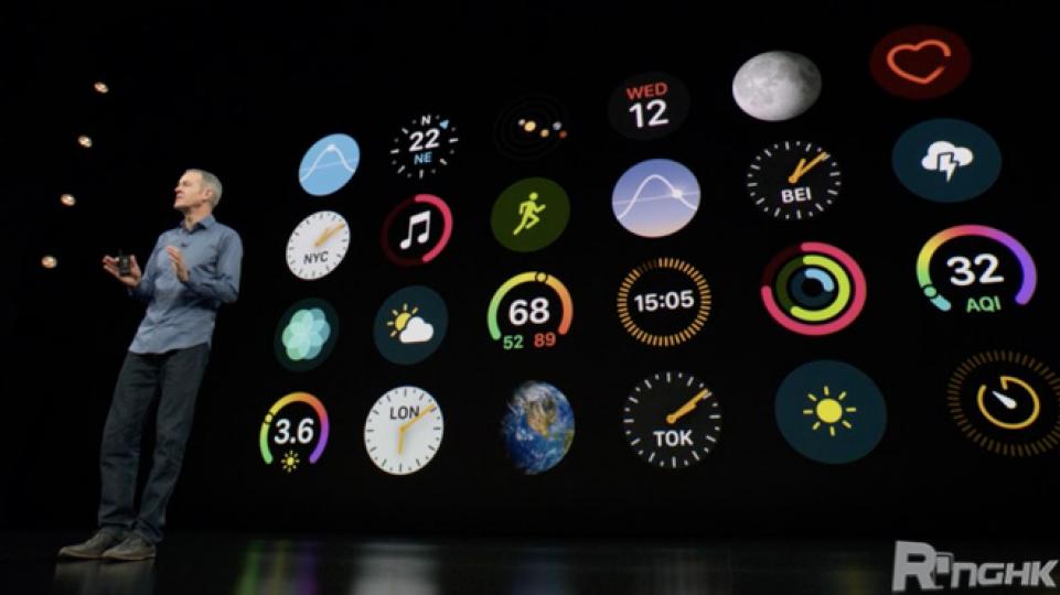 重新設計 watchOS 5 介面，可顯示更詳盡資訊