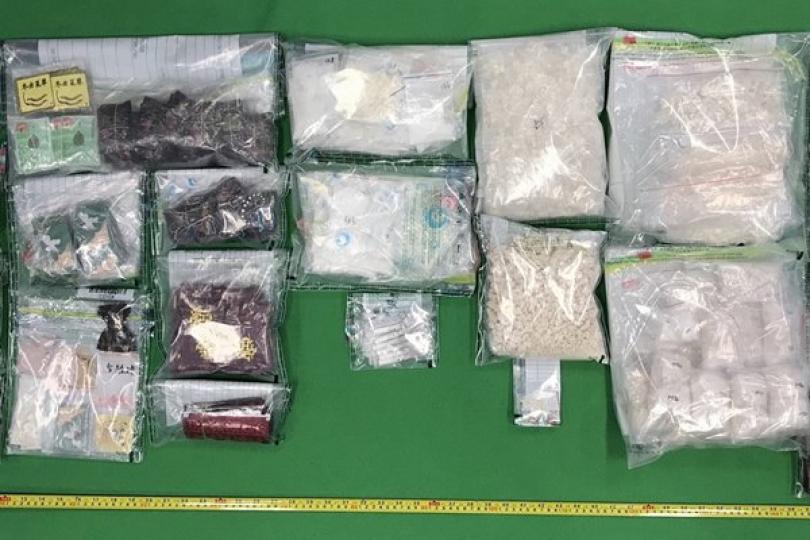 海關檢值400萬毒品 海關檢值400萬毒品