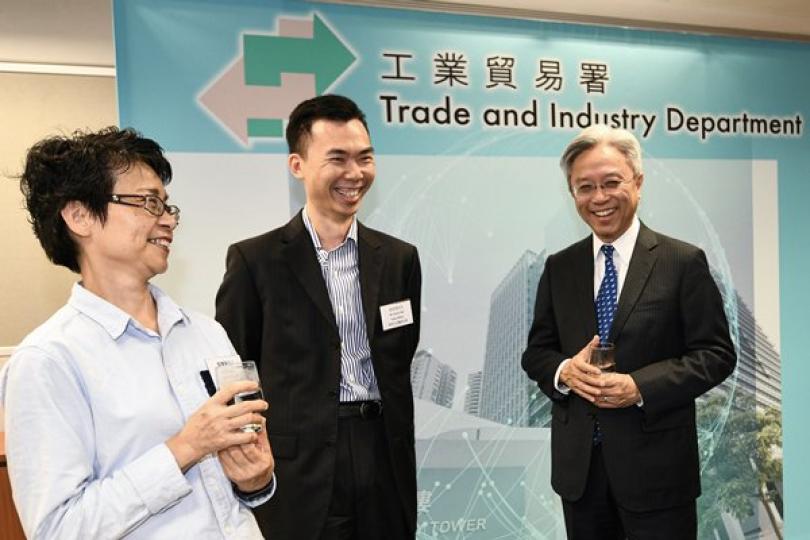羅智光訪工貿署 羅智光訪工貿署