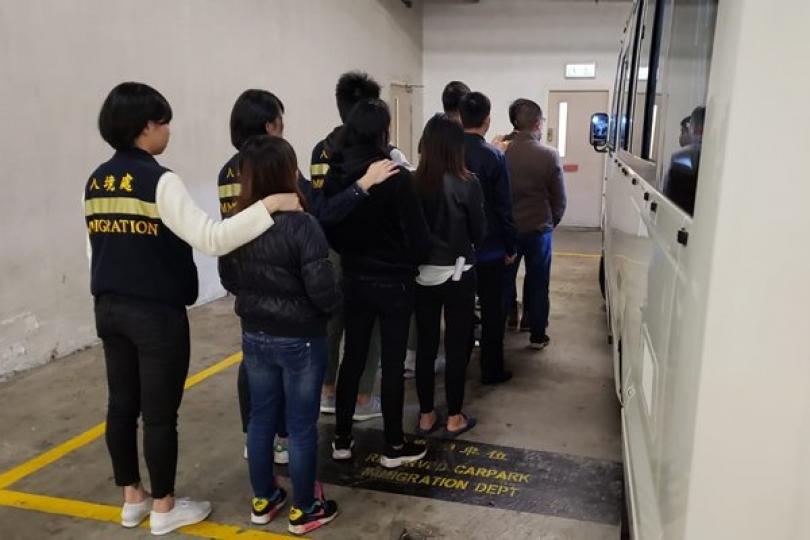 反非法勞工行動拘34人 反非法勞工行動拘34人