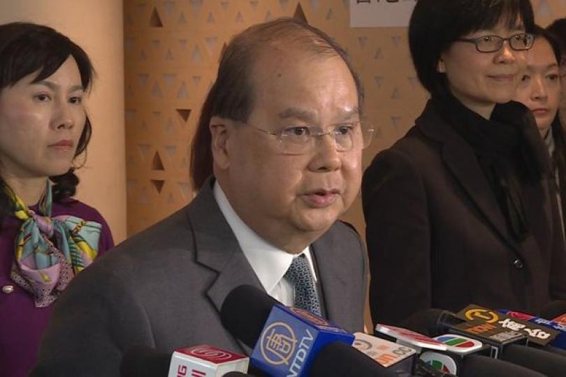 張建宗與新一屆區議員會面 張建宗與新一屆區議員會面