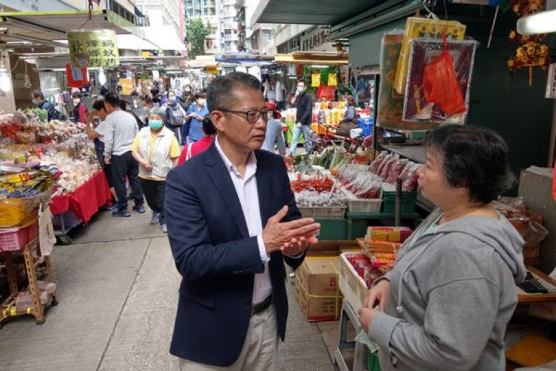 陳茂波對經濟前景有信心 陳茂波對經濟前景有信心