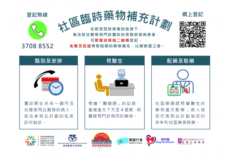 社區臨時藥物補充計劃 社區臨時藥物補充計劃