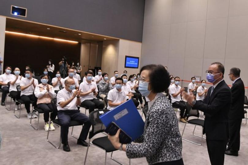 內地支援隊伍抵港協助抗疫 內地支援隊伍抵港協助抗疫