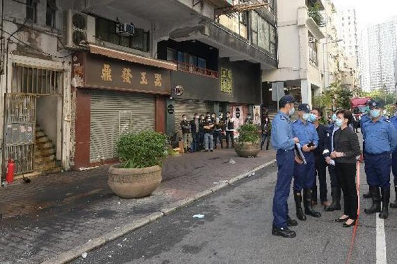 特首要求部門做好火災善後工作