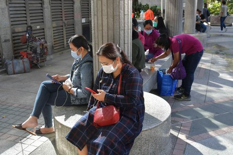 政府為全港外傭提供免費檢測 政府為全港外傭提供免費檢測
