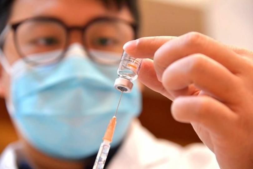 接種新冠疫苗人數累計逾五萬