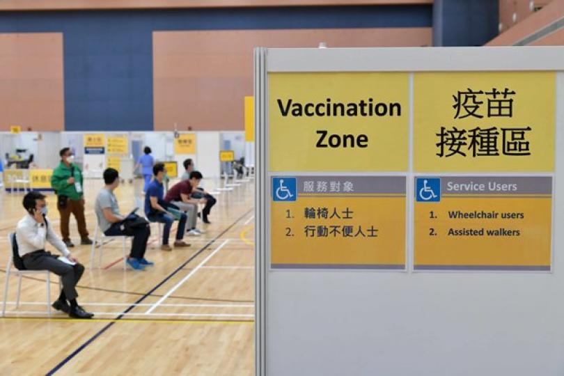 新冠疫苗累計接種逾195萬劑 新冠疫苗累計接種逾195萬劑