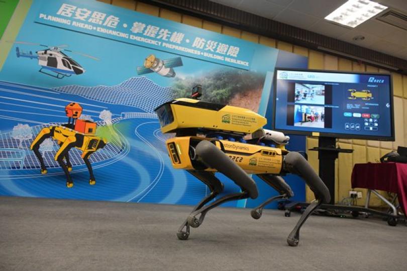 機械狗增應對山泥傾瀉效率 機械狗增應對山泥傾瀉效率