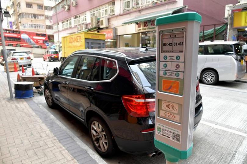 路旁停車收費錶完成更換 路旁停車收費錶完成更換