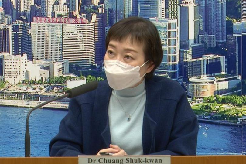 2月15日新冠病毒陽性個案逾千六宗