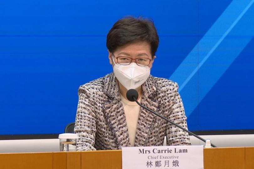 特首：非常重視香港國際地位