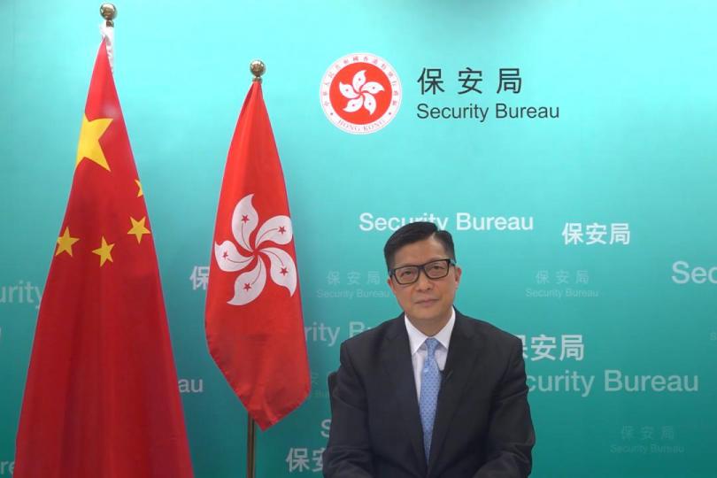 鄧炳強:香港國安法發揮相當成效 鄧炳強:香港國安法發揮相當成效