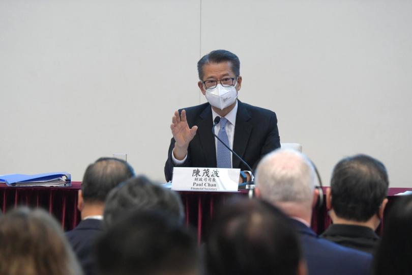 指導思想:  陳茂波在座談會上分享習近平重要講話的核心信息。