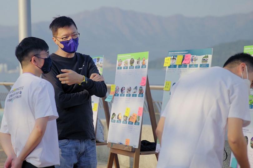 收集意見:  逾百名市民透過街頭投票表達對公共空間的想法和願景。