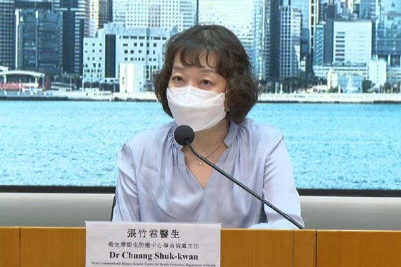 整體新冠個案過去一周微跌 整體新冠個案過去一周微跌