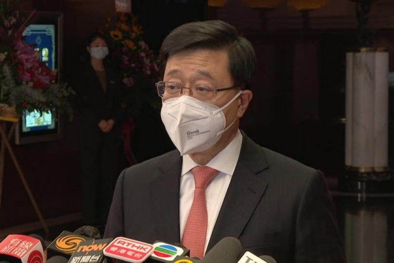 嚴肅跟進球賽播國歌出錯事件 嚴肅跟進球賽播國歌出錯事件