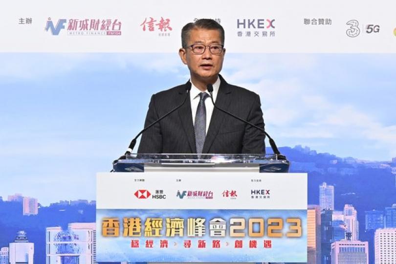 陳茂波對經濟前景樂觀 陳茂波對經濟前景樂觀