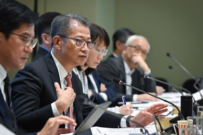 共同探討: 陳茂波在北部都會區諮詢委員會首次會議上發言。 共同探討: 陳茂波在北部都會區諮詢委員會首次會議上發言。